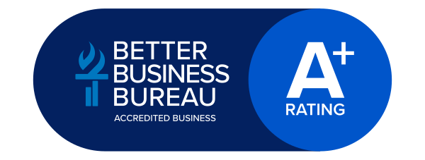 BBB Accredited Business — A+ Rating