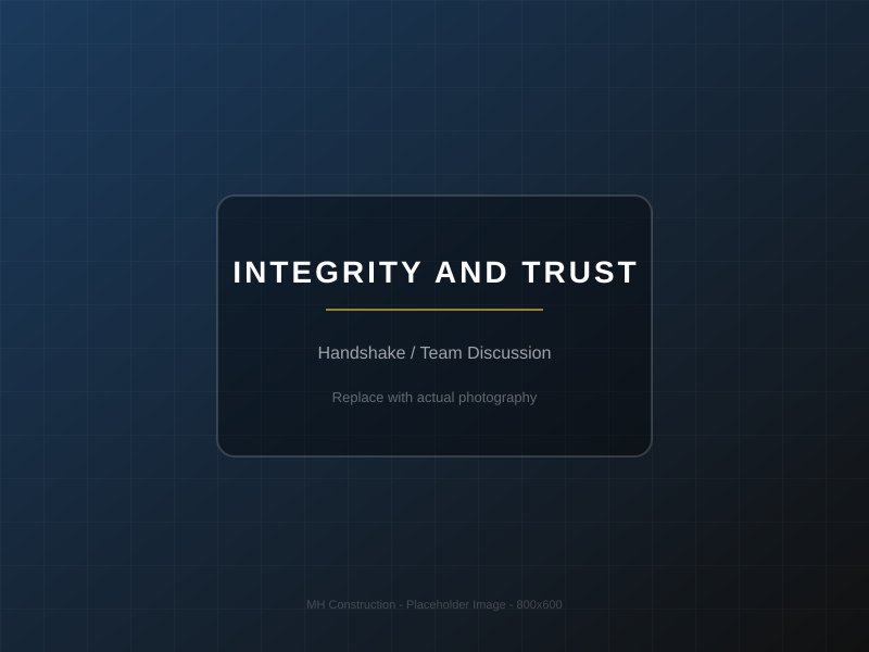 Integrity & Trust - Core Value 1