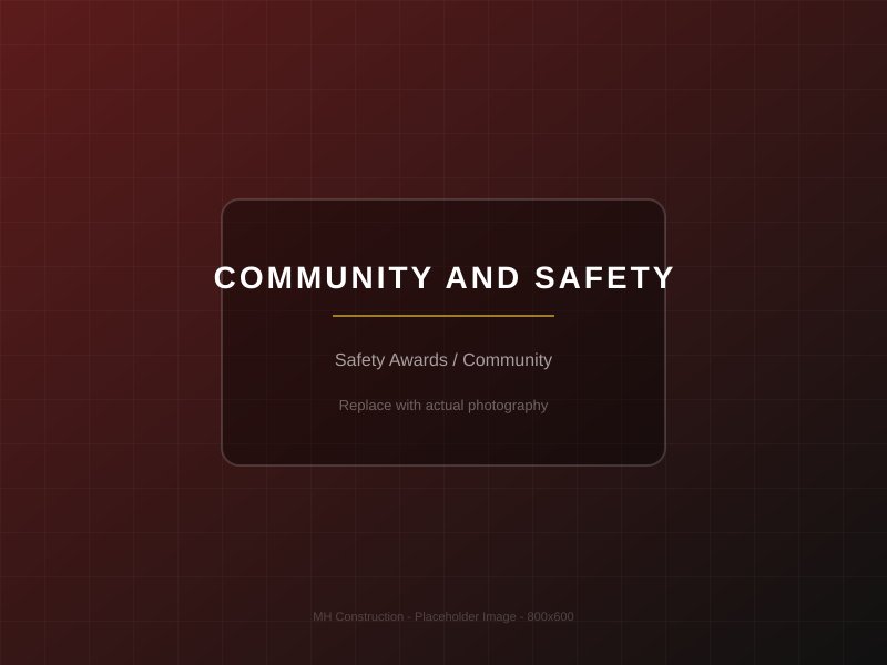 Community Impact & Safety First - Core Value 4