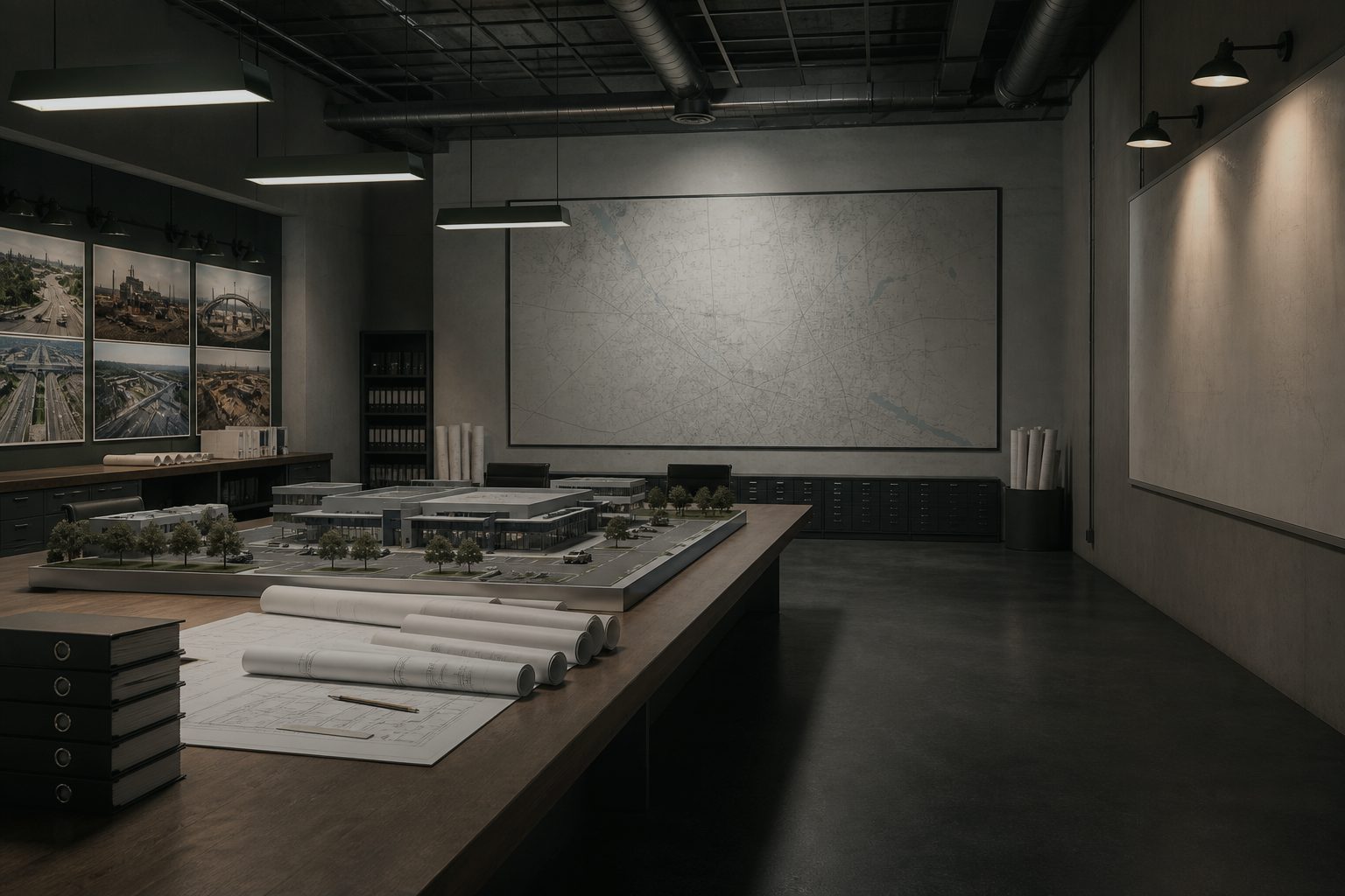 Secure public-sector mission briefing room